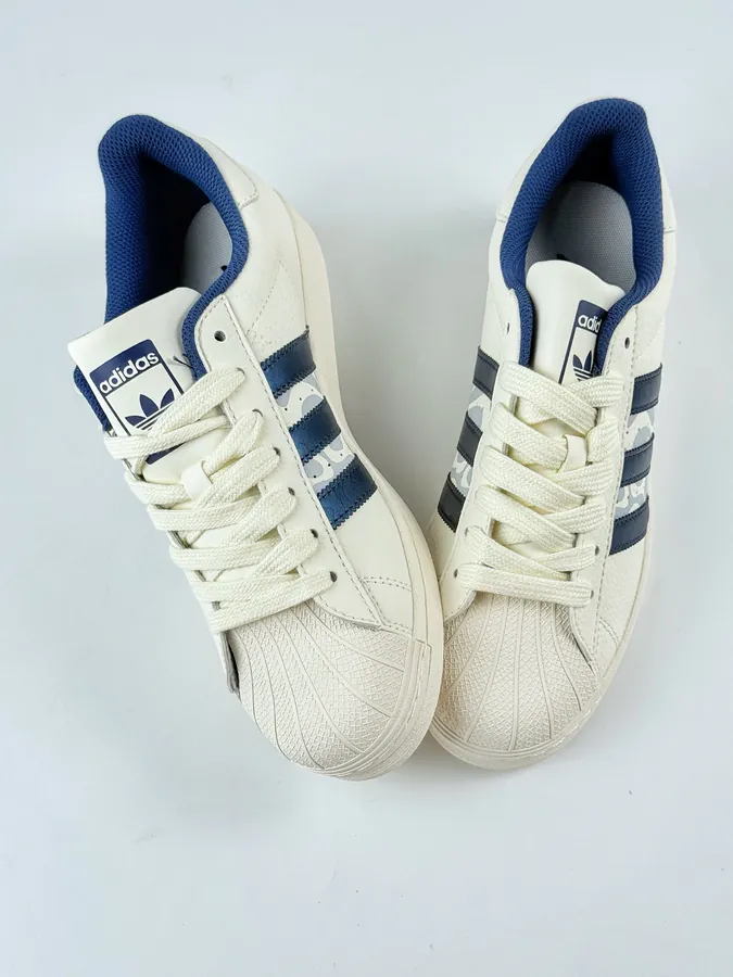 AD Originals Superstar x Stussy White Blue