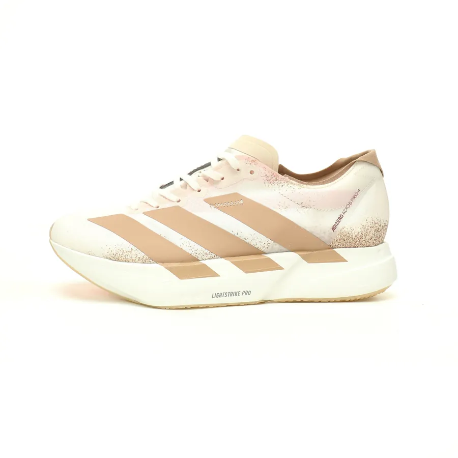 Adizero Adios Pro 4 Warm Sandstone Lightweight Racing Sneaker