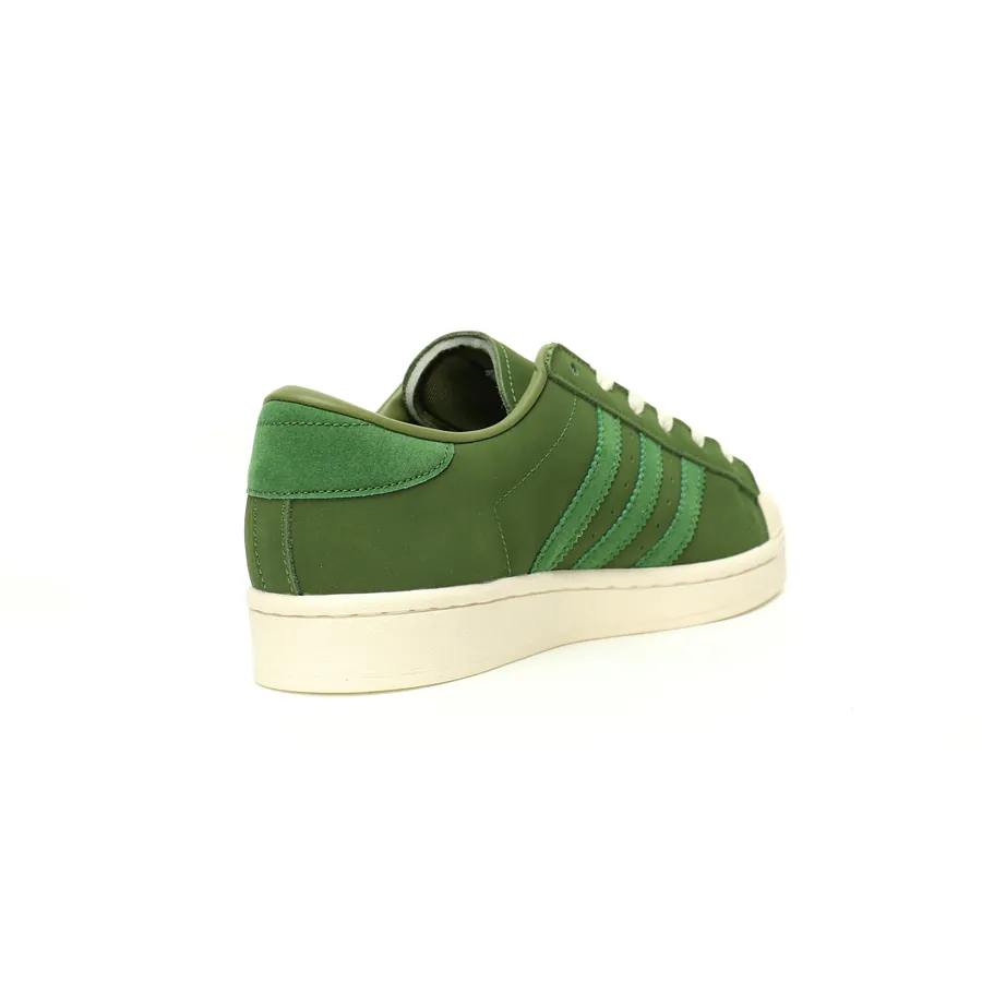 Originals Superstar OG Vintage Crew Green Grained Calfskin Low Sneaker