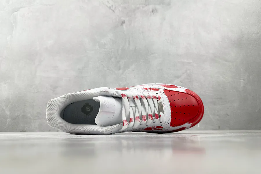 Nike Air Force 1 Case Scene Red White