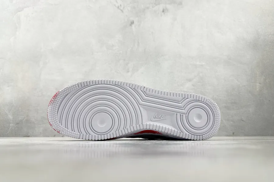 Nike Air Force 1 Case Scene Red White