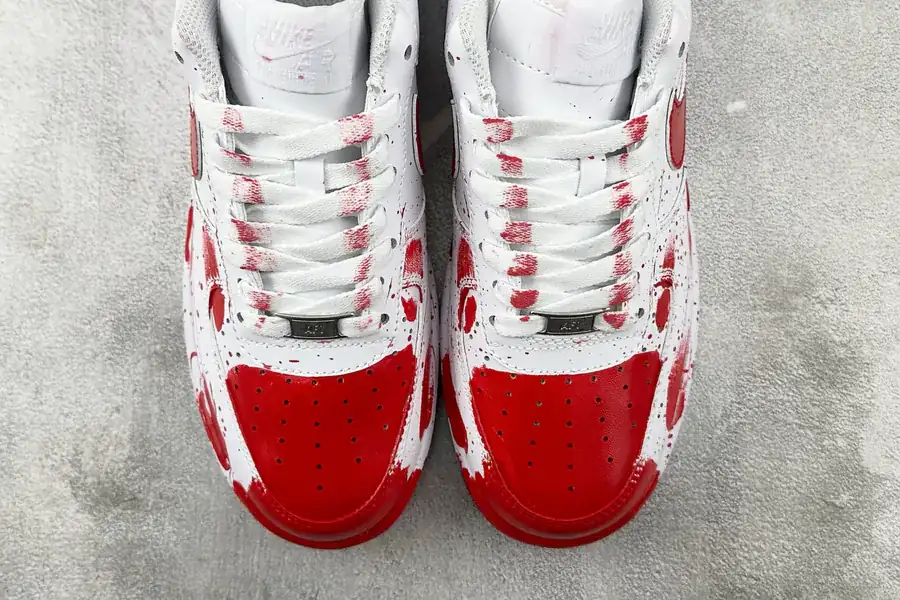 Nike Air Force 1 Case Scene Red White