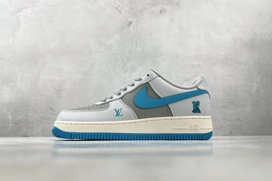 Nike Air Force 107 Limited Edition Collaboration Gray Blue