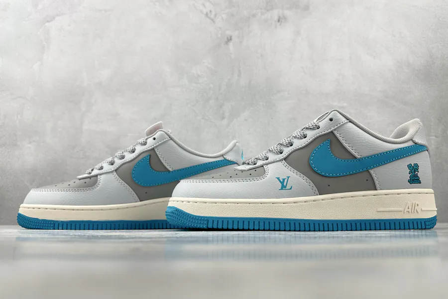 Nike Air Force 107 Limited Edition Collaboration Gray Blue