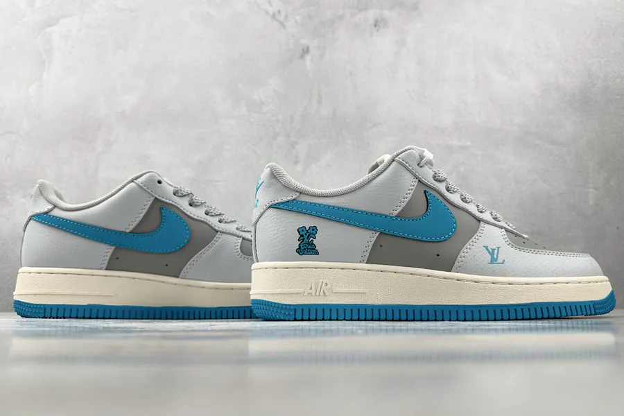 Nike Air Force 107 Limited Edition Collaboration Gray Blue