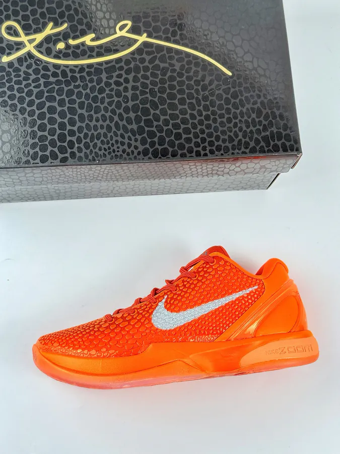 Zoom Kobe VI Retro Basketball Shoes Authentic Company Edition