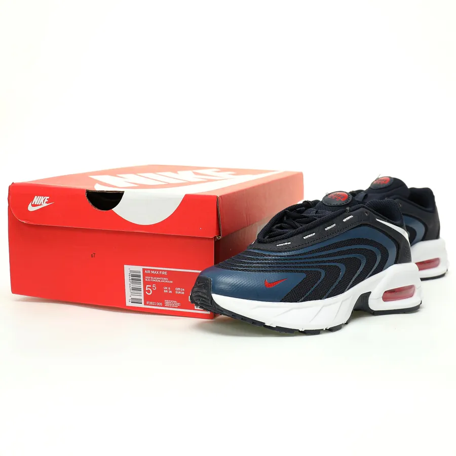 Nike Air Max Fire Deep BlueWhite Classic Retro Sneaker