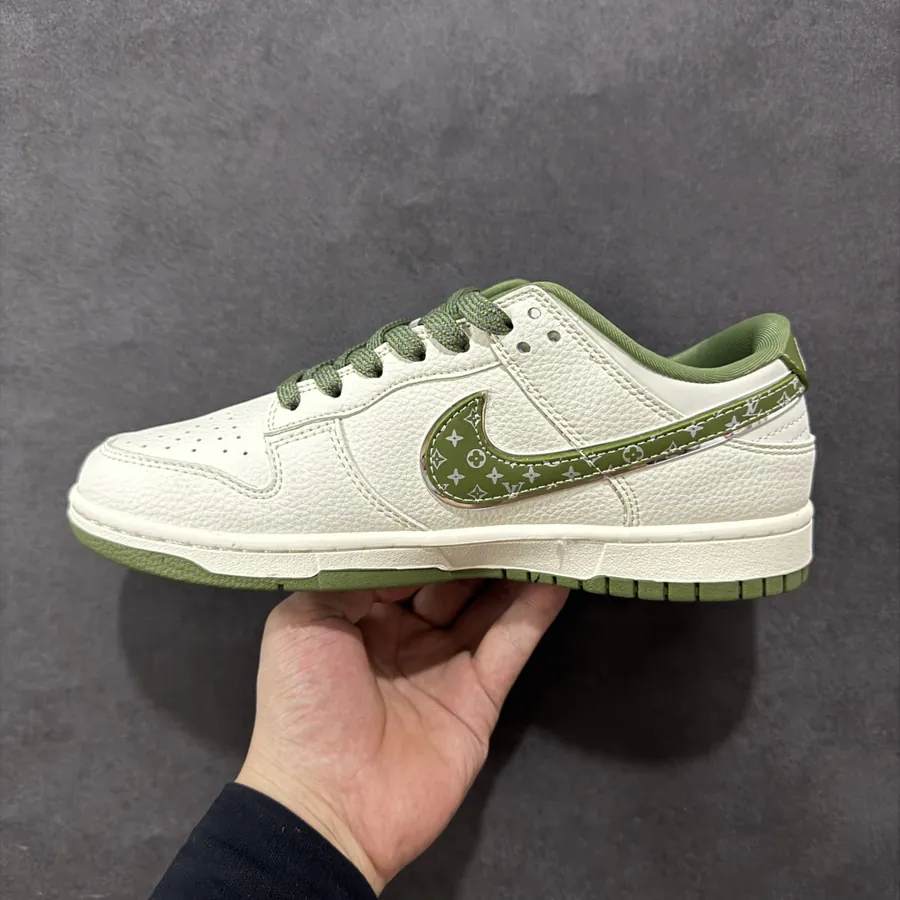 Nike SB Dunk Low x Louis Vuitton White Green