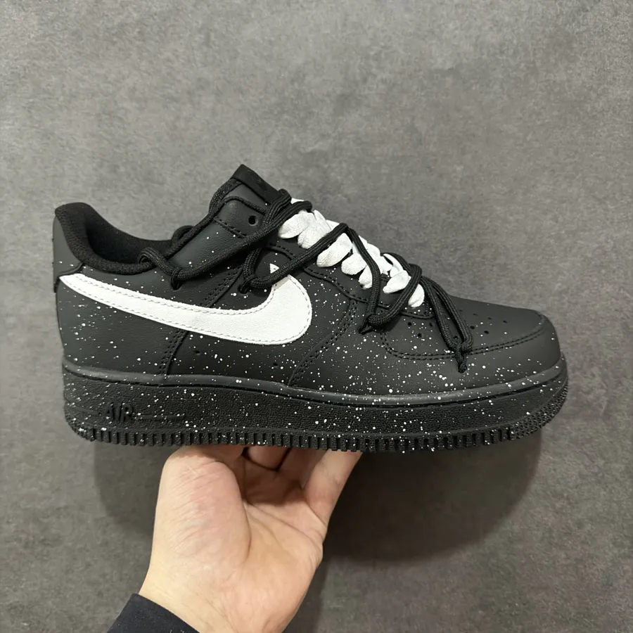 Nike Air Force 107 Low Custom Leather, 3D Printed, Authentic Air Force Design