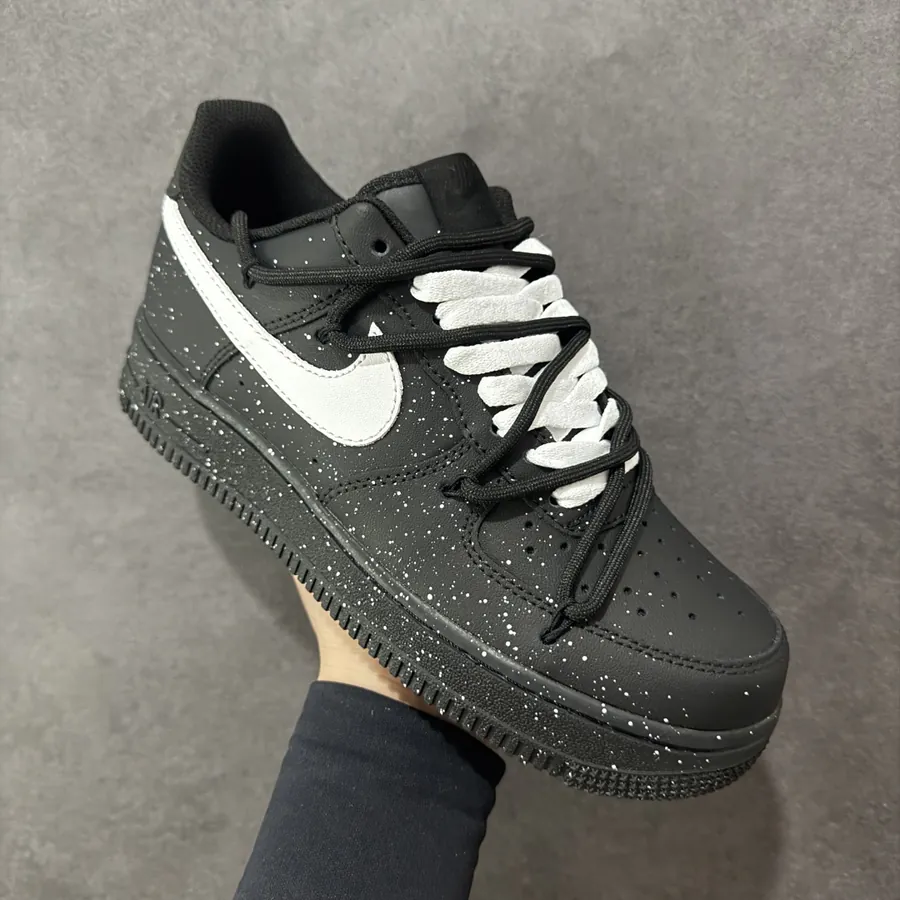 Nike Air Force 107 Low Custom Leather, 3D Printed, Authentic Air Force Design