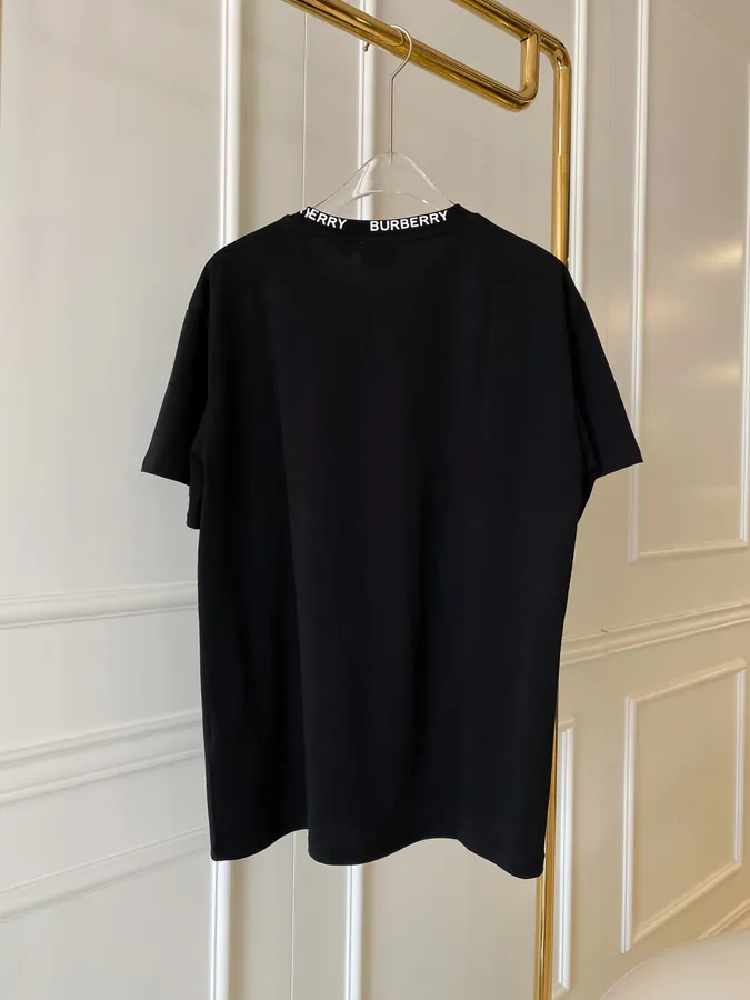 Burberry Bear Embroidered Check T Shirt