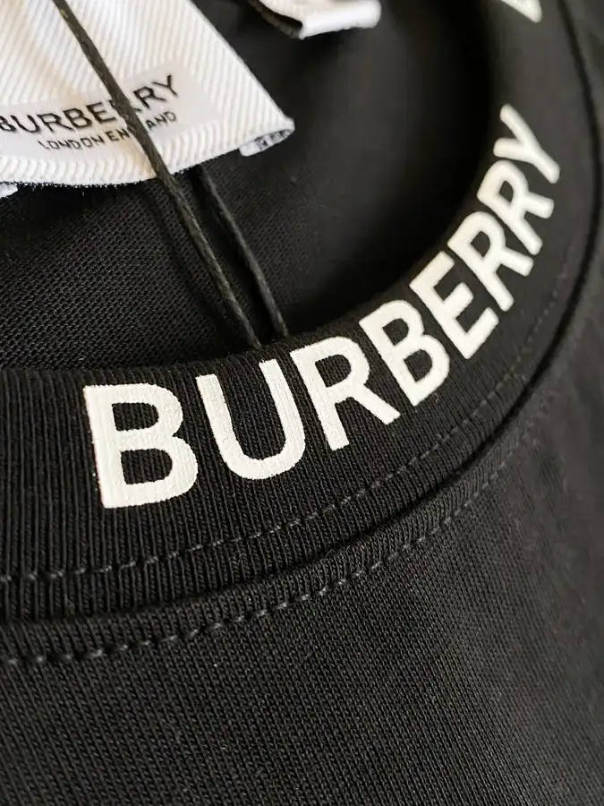Burberry Bear Embroidered Check T Shirt