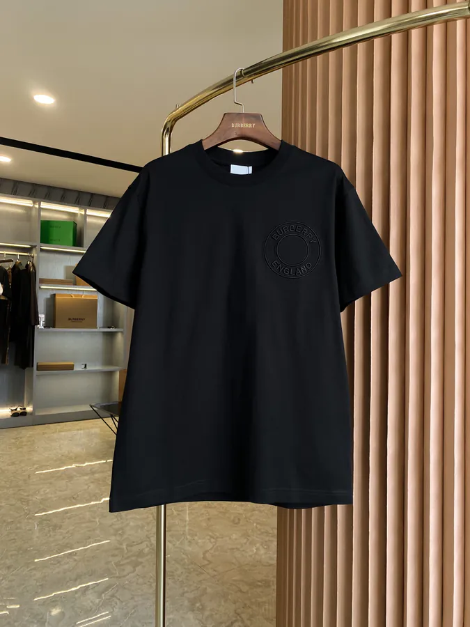 BBR Barbour Classic T Shirt with Round Logo Embroidery