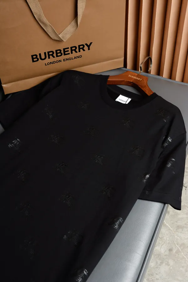 Burberry Horseman Logo Print T Shirt