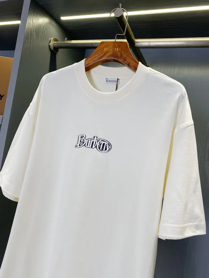 Burberry Logo Print Cotton T Shirt Classic Fit