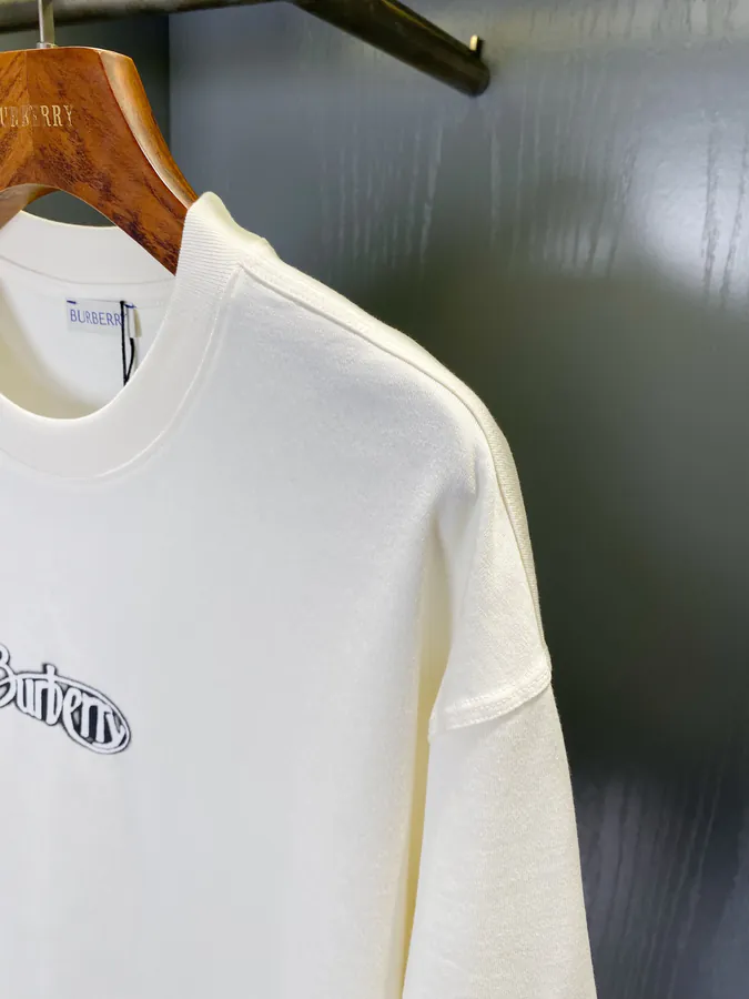 Burberry Logo Print Cotton T Shirt Classic Fit