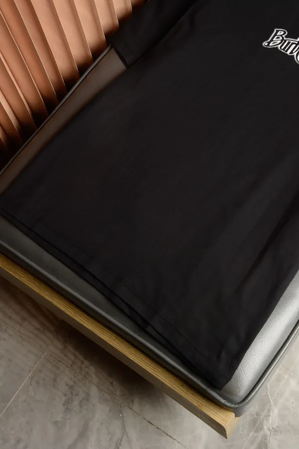 Burberry Embroidered Cotton T Shirt