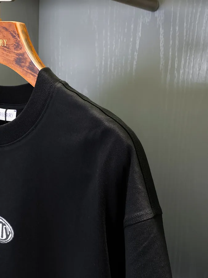 Burberry Logo Print Cotton T Shirt Classic Fit