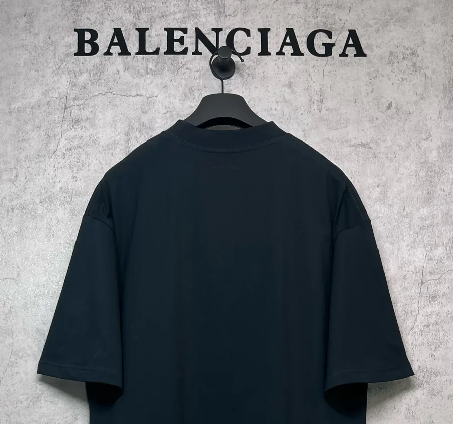 Balenciaga Paris 3B Sports Icon Short Sleeve T Shirt
