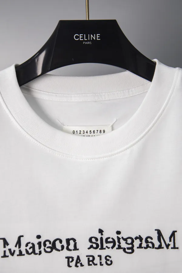 Maison Margiela 25ss Irregular Patchwork Embroidered T Shirt