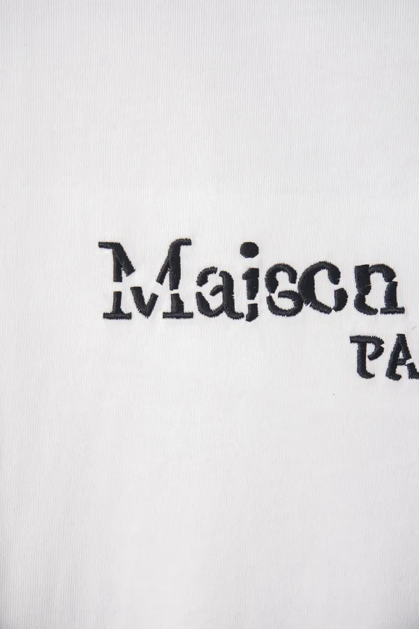 Maison Margiela 25ss Irregular Patchwork Embroidered T Shirt