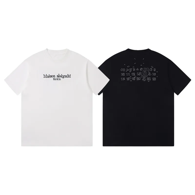 Maison Margiela 25ss Irregular Patchwork Embroidered T Shirt