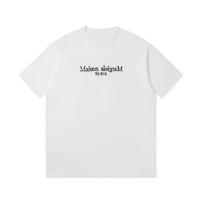 Maison Margiela 25ss Irregular Patchwork Embroidered T Shirt