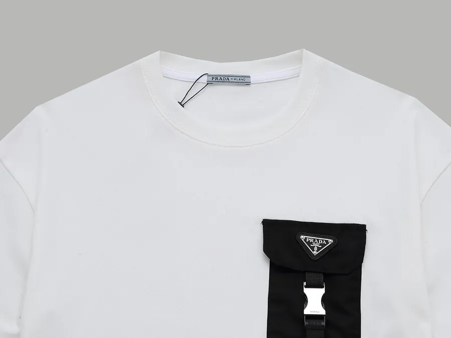 PRADA Pocket Button Short Sleeve