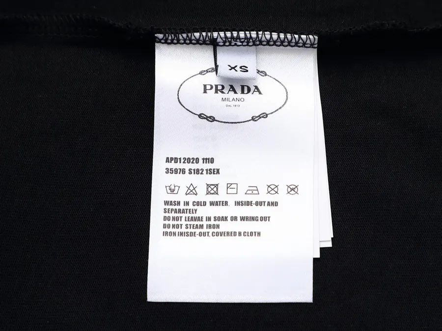 PRADA Triangle Logo Tote