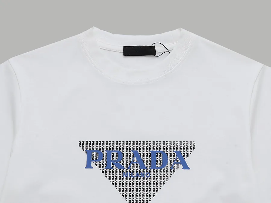 PRADA Triangle立体胶印工艺Short Sleeve