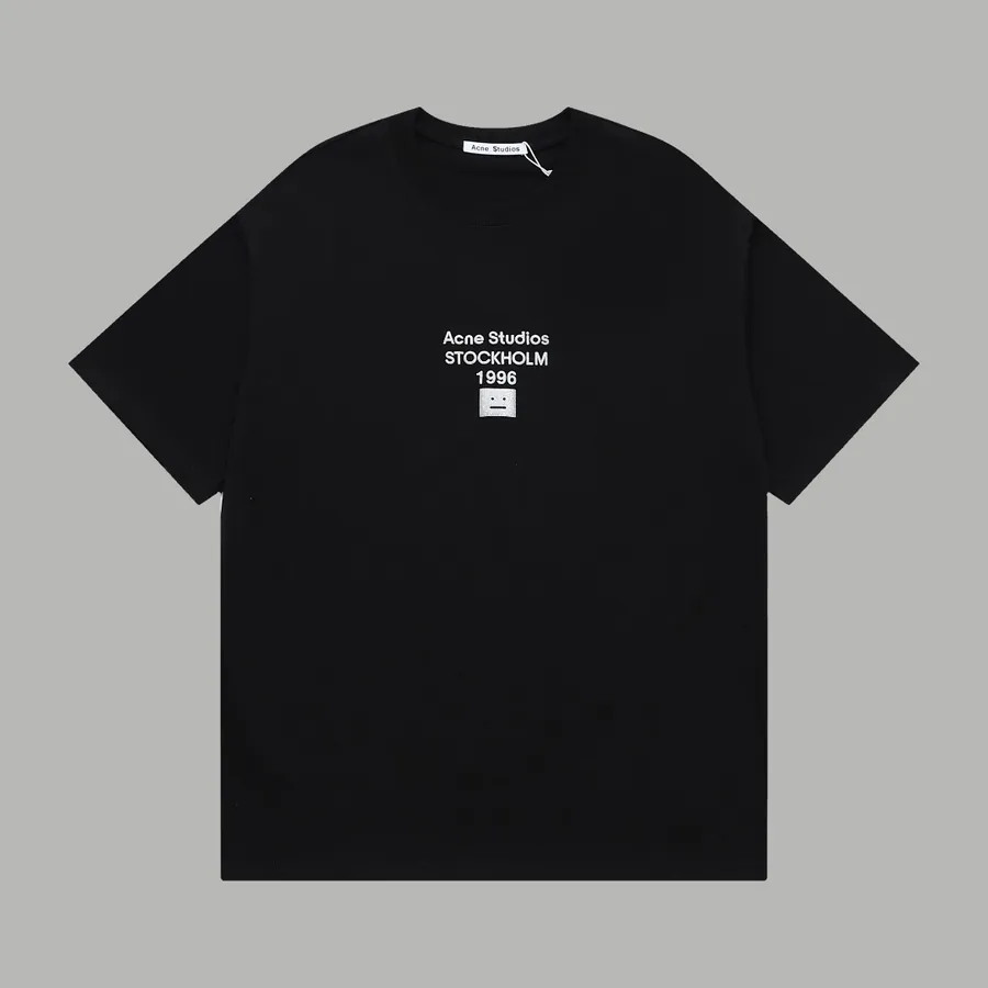 ACNE STUDIOS Fuzzy Logo T Shirt