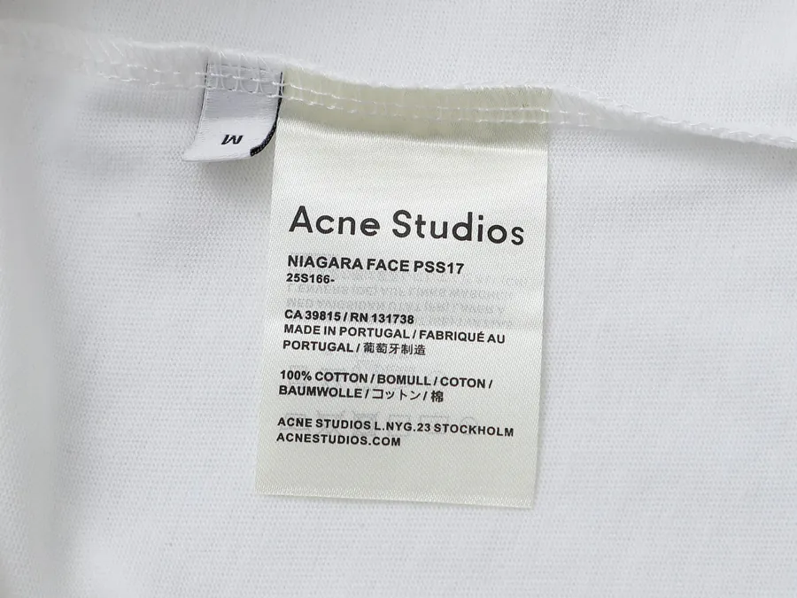 ACNE STUDIOS Plush Logo T Shirt