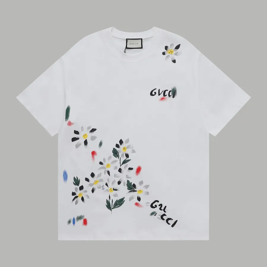 Gucci Doodle Flower Short Sleeve