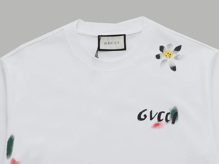 Gucci Doodle Flower Short Sleeve