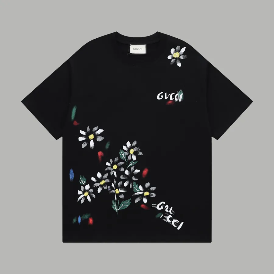 Gucci Doodle Flower Short Sleeve
