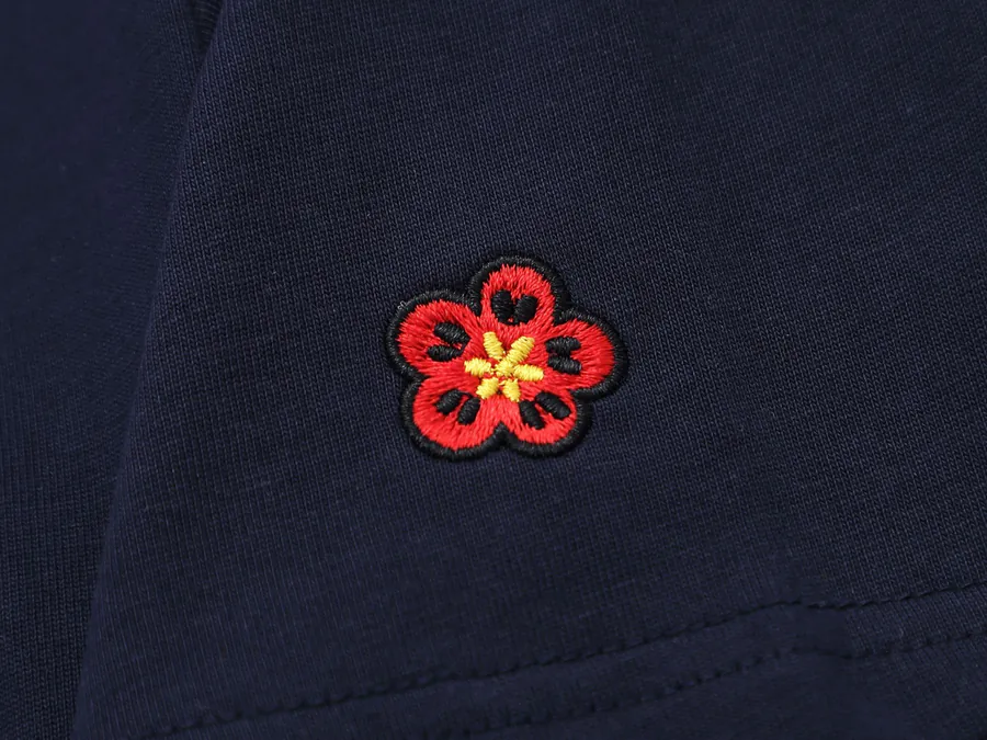 KENZO Embroidered Floral Short Sleeve