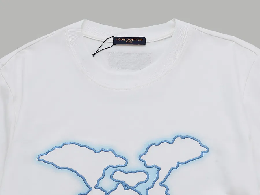 LV Cloud Embroidery Short Sleeve