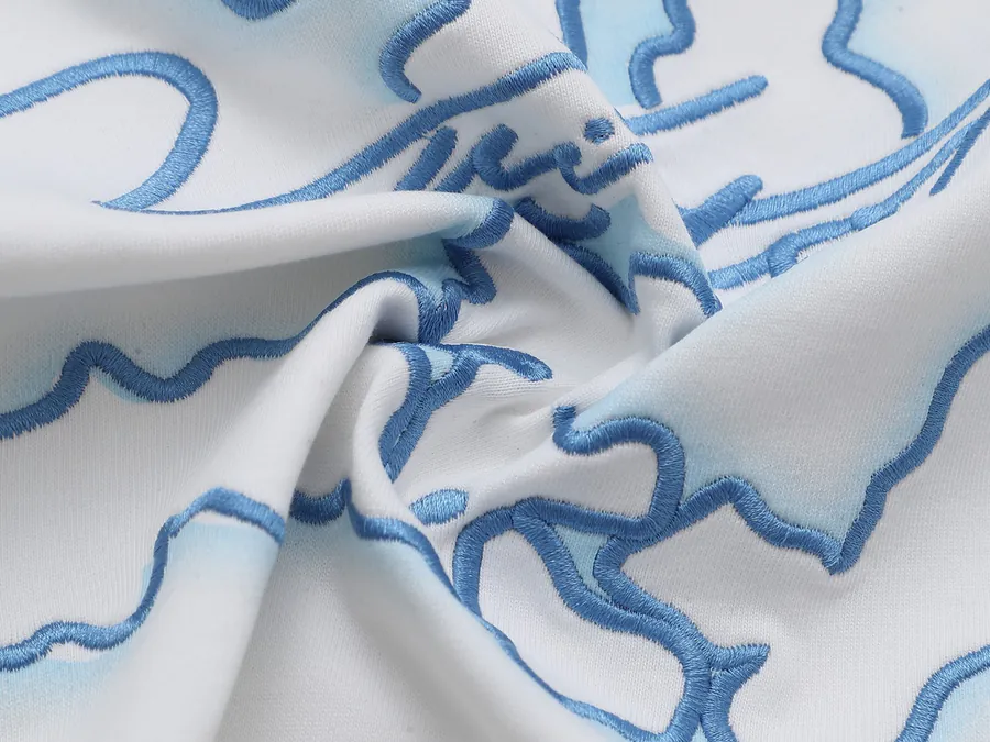 LV Cloud Embroidery Short Sleeve