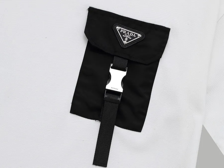 Prada Pocket Button Short Sleeve