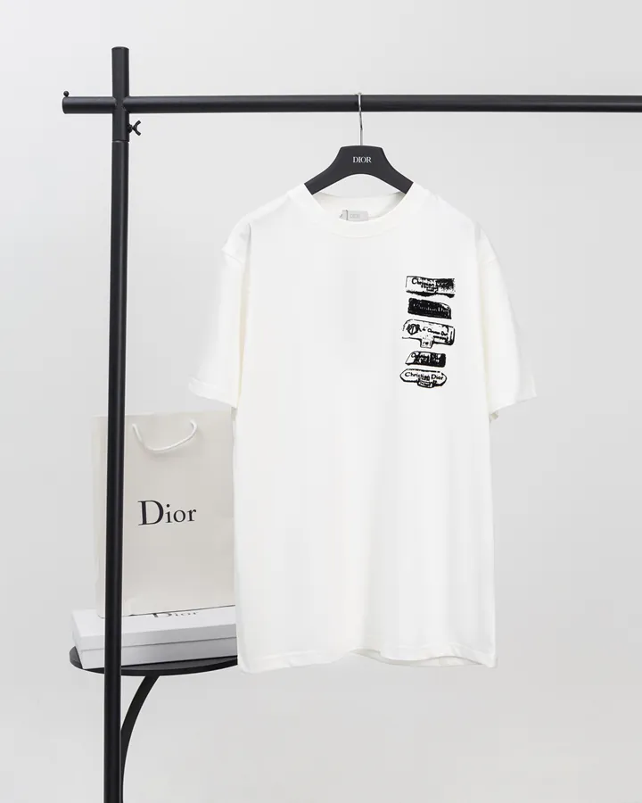 DIOR 24 New Plush Archive Print T Shirt