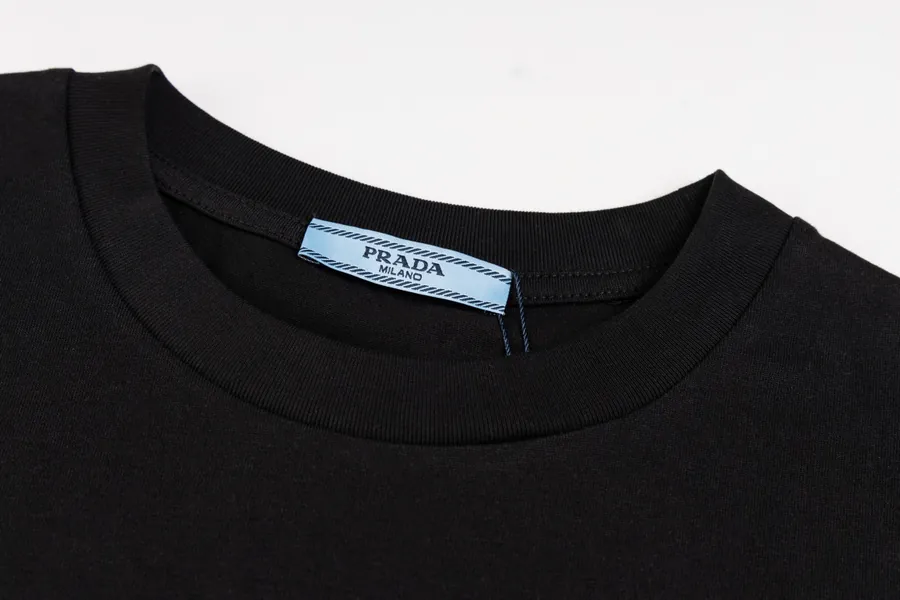 PRADA Triangle Logo Pocket T Shirt