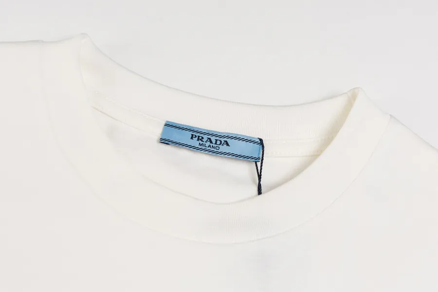 PRADA Triangle Logo Pocket T Shirt