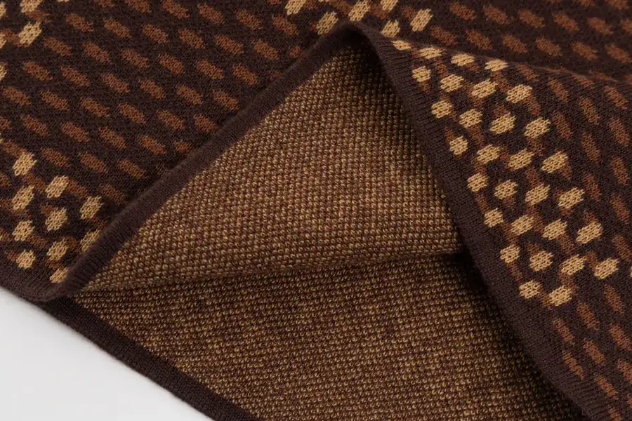 LOUIS VUITTON 菲董联名棋盘格纹水钻毛织短袖