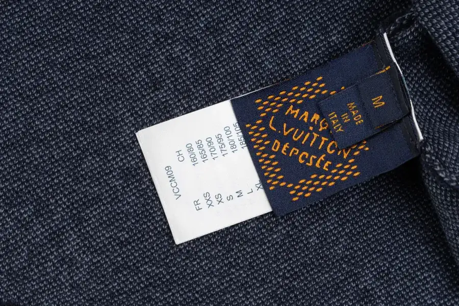 LOUIS VUITTON Philipe Model Checkerboard Zirconia Wool Short Sleeve