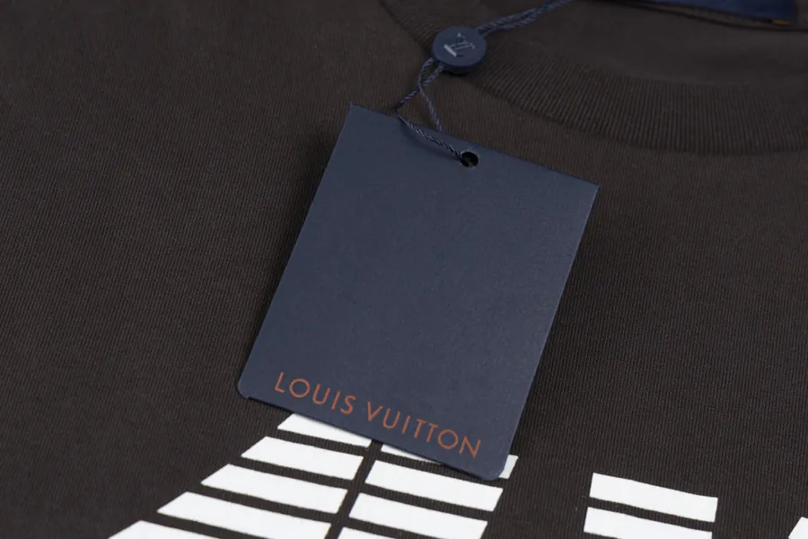 LOUIS VUITTON Travel Compass Print Short Sleeve T Shirt