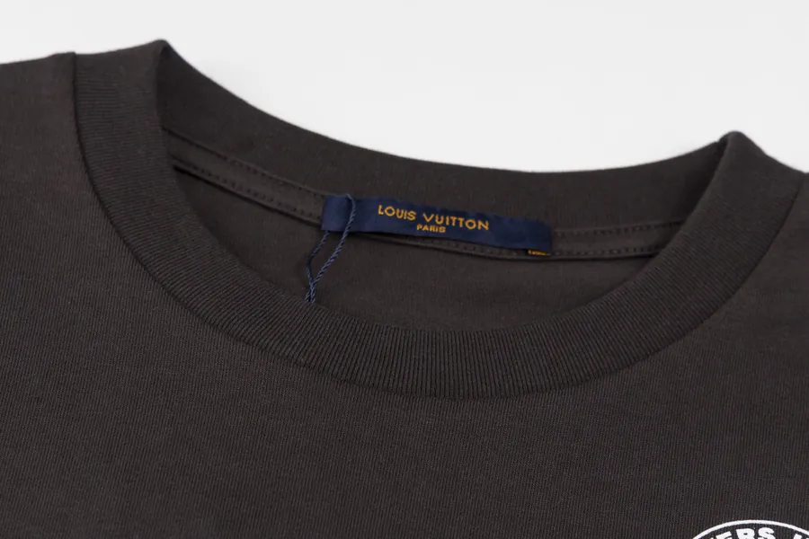 LOUIS VUITTON Travel Compass Print Short Sleeve T Shirt