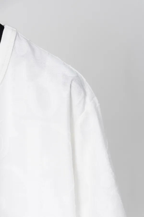 DIOR 25SS Embossed Pattern T Shirt