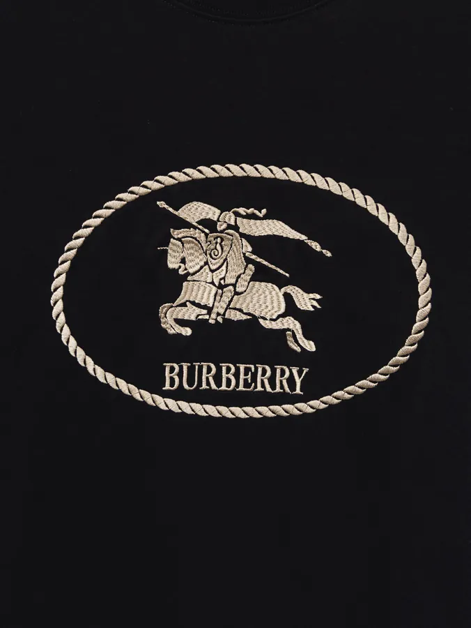 Burberry Barbour Round Circle Patchwork Short Sleeve T shirt, Unisex
