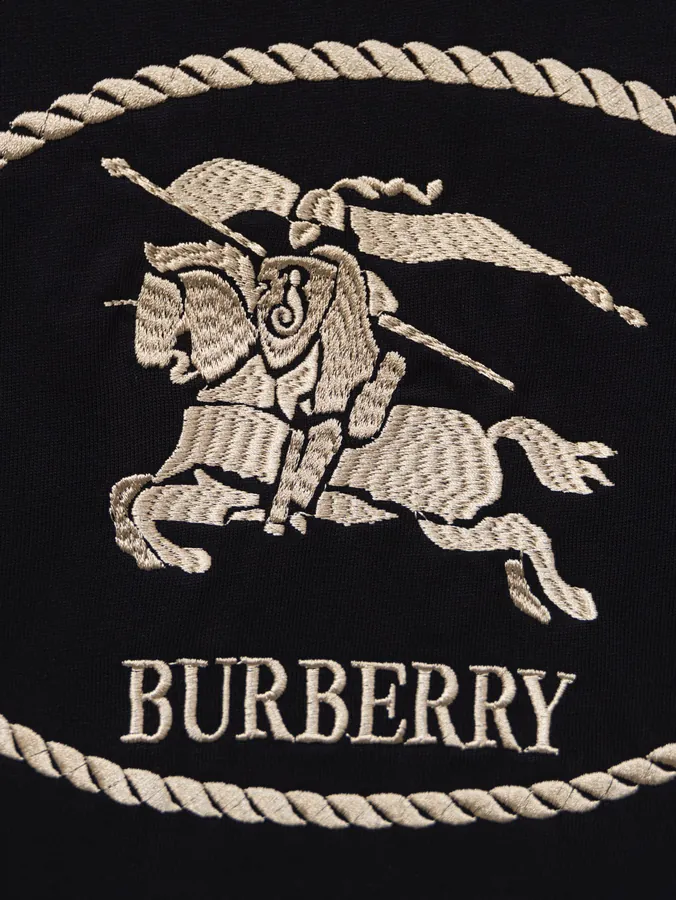 Burberry Barbour Round Circle Patchwork Short Sleeve T shirt, Unisex
