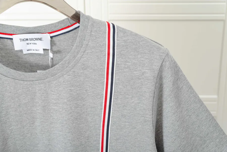 THOM BROWNE TB Short Sleeve with Side Stripe Premium Edition